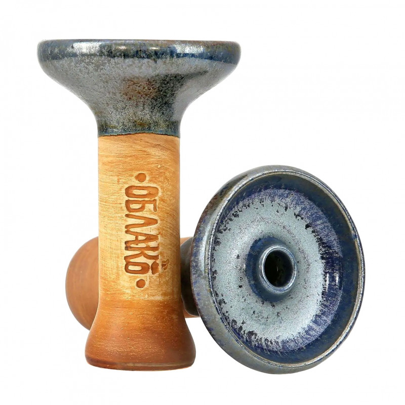 Фото и внешний вид — Чаша Облако Glaze Top - Серебристо-Синий