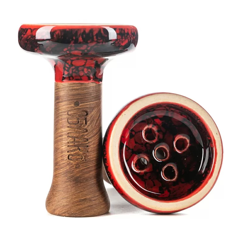 Фото и внешний вид — Чаша Облако Glaze Top - Красно-Чёрный