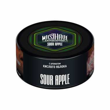 Табак д/кальяна Must Have Sour Apple (с ароматом Кислого Яблока) 25гр.
