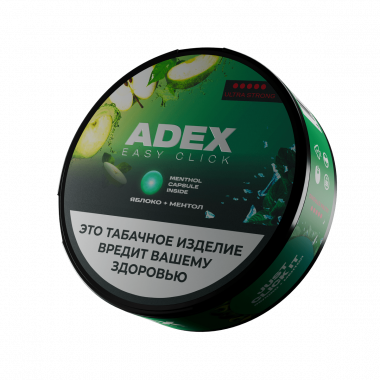 Табак жевательный Adex Easy Clik Strong Яблоко ментол 9 гр