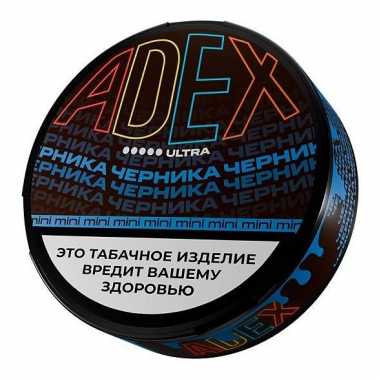 Табак жевательный Adex Ultra Mini Черника (мята, ментол, табак) 7 гр (25 п)