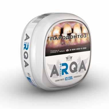 Табак жевательный Arqa Slim Ice Cool (ледяной ментол) 10 гр (16 п)