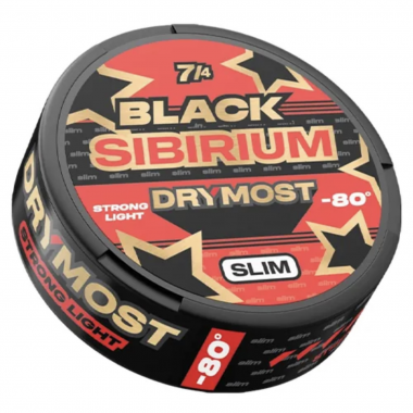 Табак жевательный Drymost Black Slim Sibirium 12 гр
