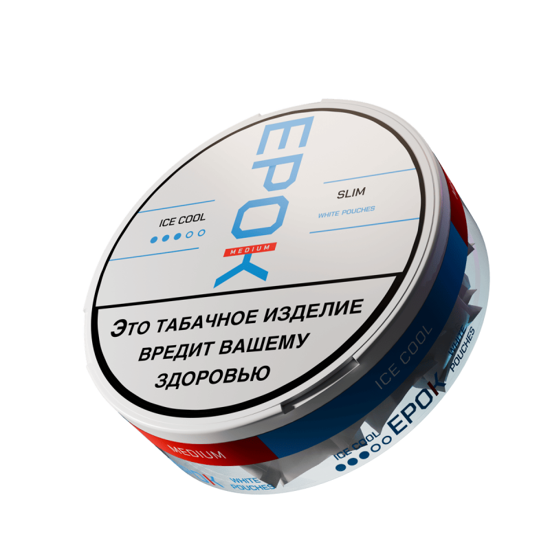 Фото и внешний вид — Табак жевательный Epok Medium Slim Ice Cool 8 гр