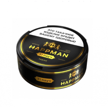 Табак жевательный HAPPMAN Strong Slim Compact «Табак»