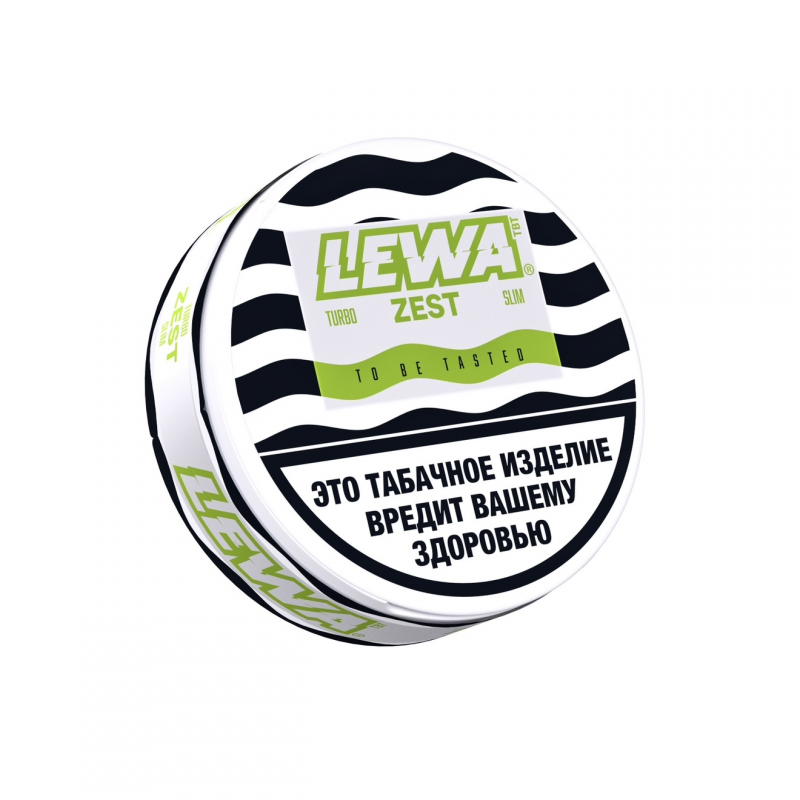 Фото и внешний вид — Табак жевательный Lewa TBT Zest Turbo Slim (цитрусовый вкус) 10 гр (2)