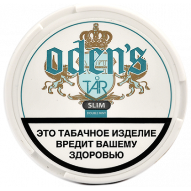 Табак жевательный ODEN'S Tar Double Mint SLIM 13 гр