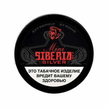 Табак жевательный Siberia Silver Mini X2 (мята, табак) 10 гр