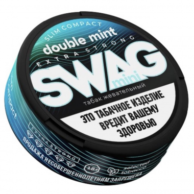 Табак жевательный Swag Mini Strong double mint 5 гр