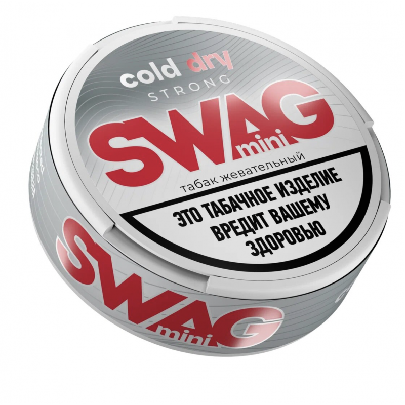 Фото и внешний вид — Табак жевательный Swag Mini Strong cold dry 5 гр