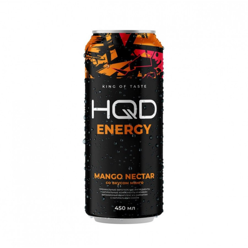 Фото и внешний вид — Энергетик HQD Energy Mango nectar 0,45л