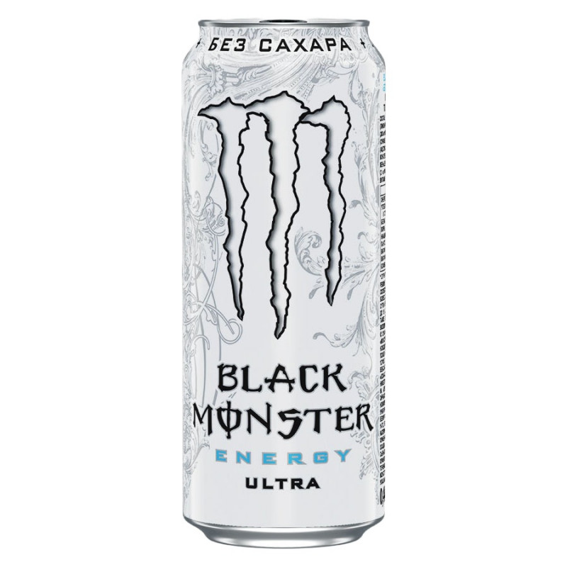 Фото и внешний вид — Энергетик Монстр (Monster Energy Ultra ) - White (цитрус) 500 мл