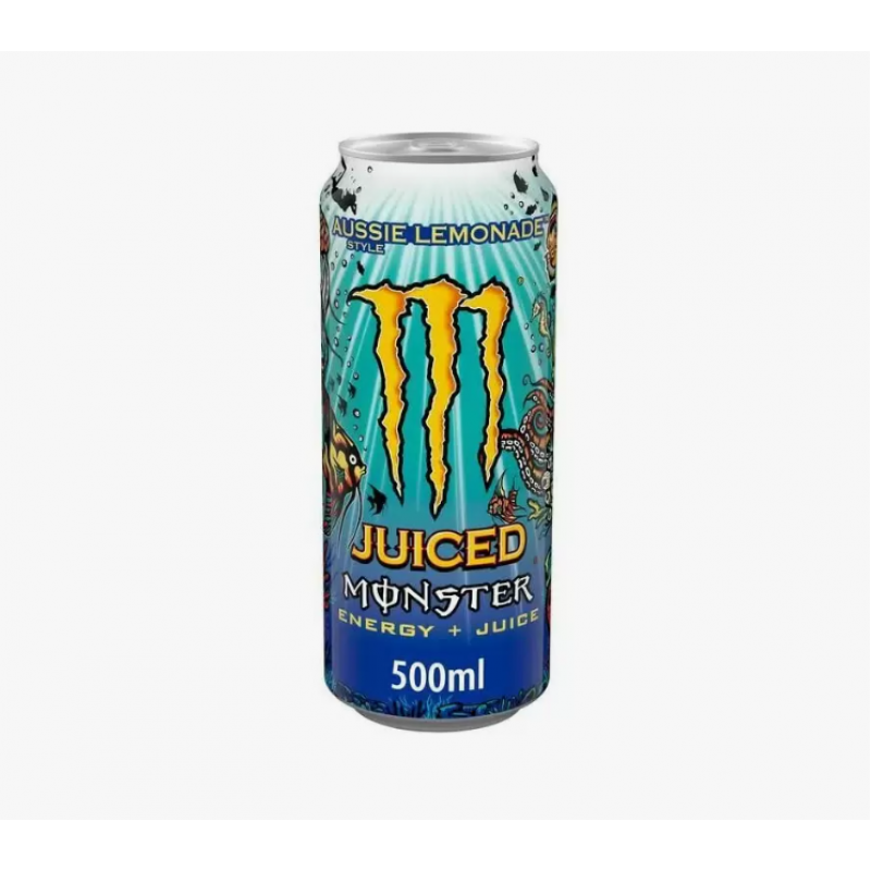 Фото и внешний вид — Энергетический напиток Monster Energy Aussie Lemonade 500мл