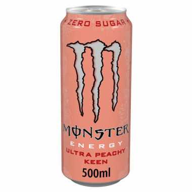 Энергетический напиток Monster Energy Ultra Peachy Keen БЕЗ САХАРА 500мл