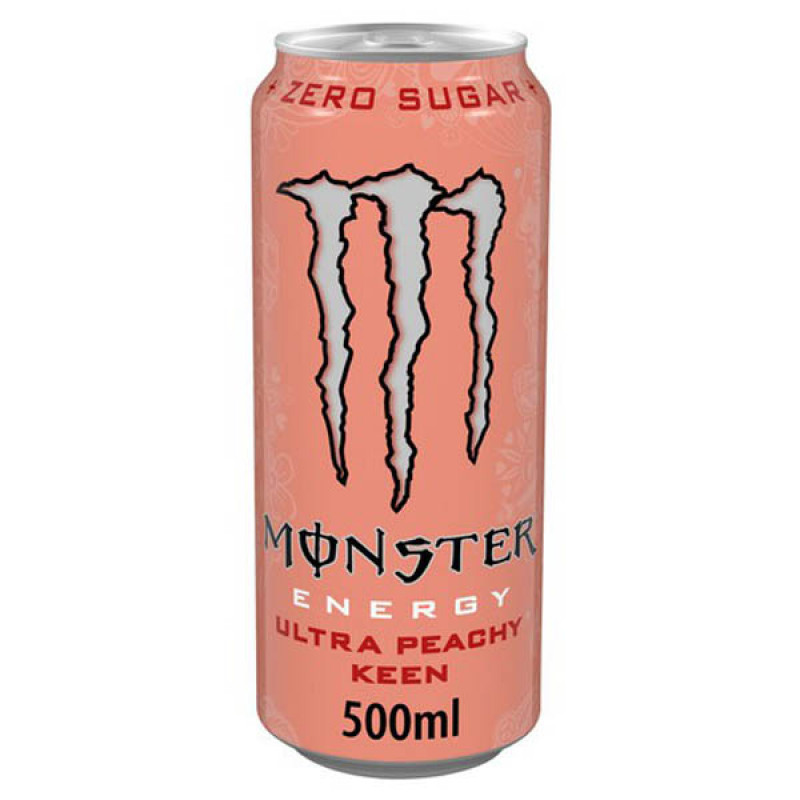 Фото и внешний вид — Энергетический напиток Monster Energy Ultra Peachy Keen БЕЗ САХАРА 500мл