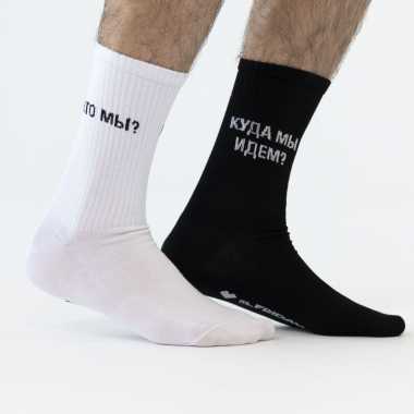 Носки Friday "Кто мы? Куда мы идём?"
