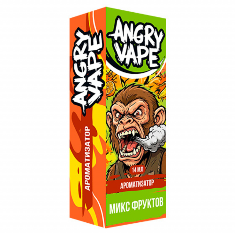 Фото и внешний вид — Ароматизатор Angry Vape - Микс Фруктов 14 мл