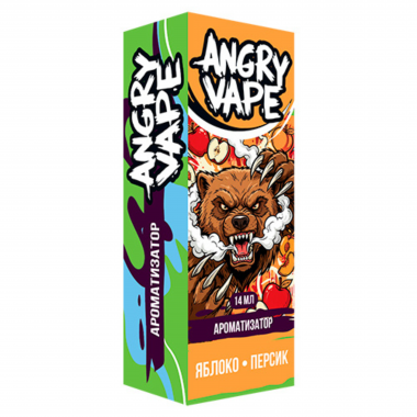 Ароматизатор Angry Vape - Яблоко Персик 14 мл