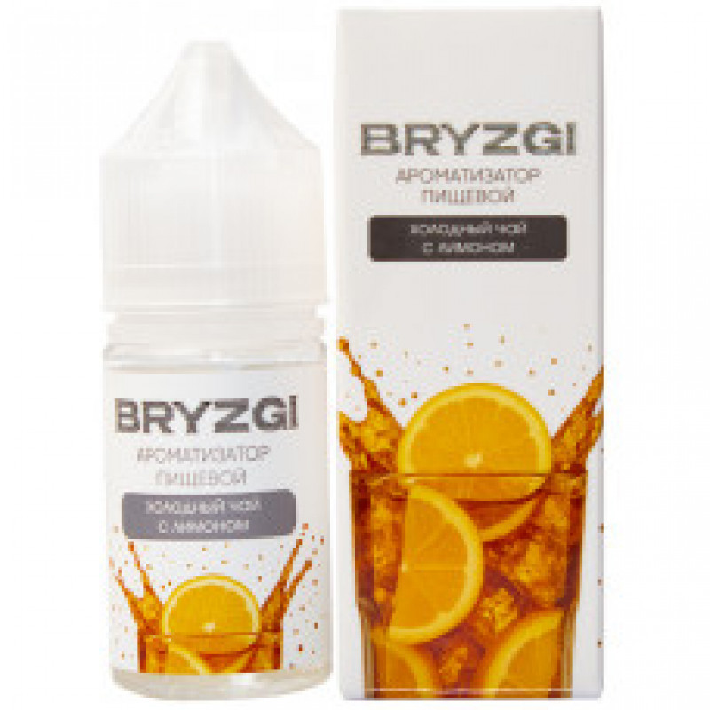 Фото и внешний вид — Ароматизатор пищевой Bryzgi - Холодный Чай С Лимоном 14мл