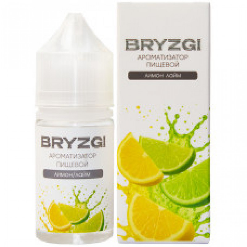 Фото и внешний вид — Ароматизатор пищевой Bryzgi - Лимон Лайм 14мл