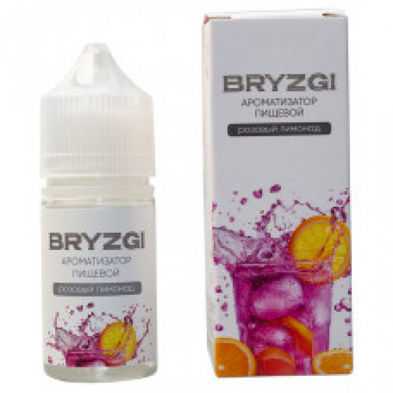 Фото и внешний вид — Ароматизатор пищевой Bryzgi - Розовый Лимонад 14мл