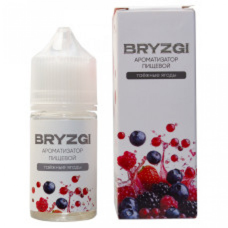 Фото и внешний вид — Ароматизатор пищевой Bryzgi - Таёжные Ягоды 14мл