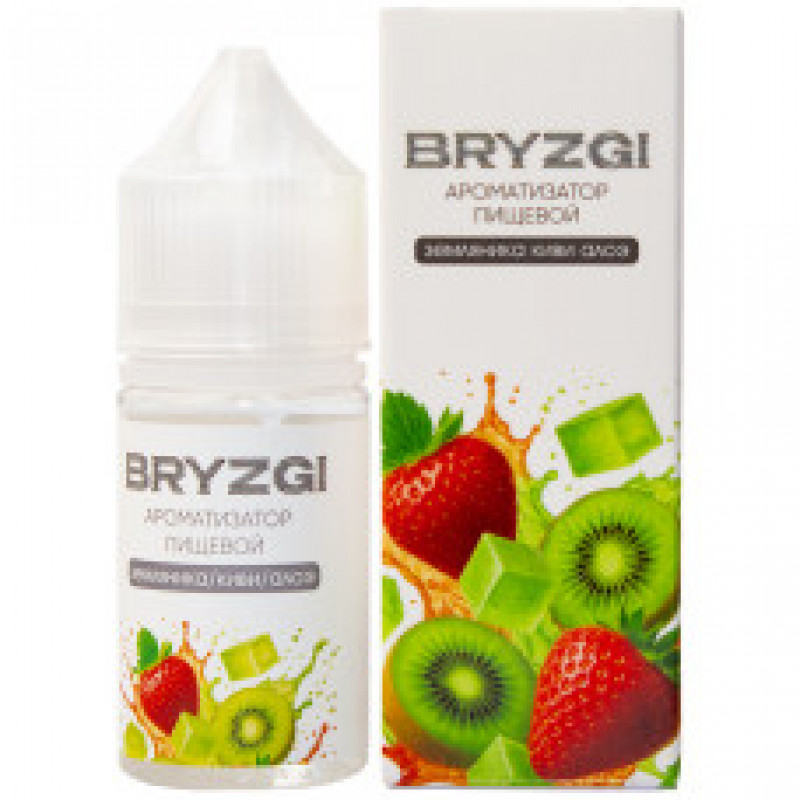 Фото и внешний вид — Ароматизатор пищевой Bryzgi - Земляника киви алоэ 14мл
