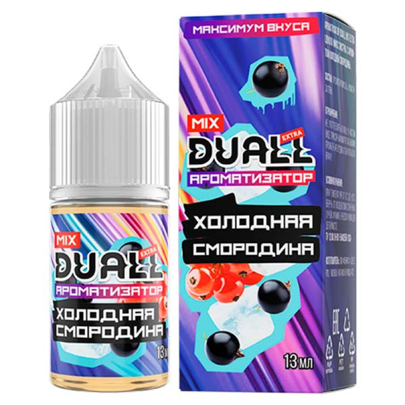 Фото и внешний вид — Ароматизатор Duall Mix Холодная Смородина 13мл