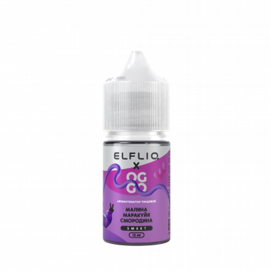 Ароматизатор Elfliq X Oggo Sweet - Red Raspberry Passionfruit Black Currant 12ml