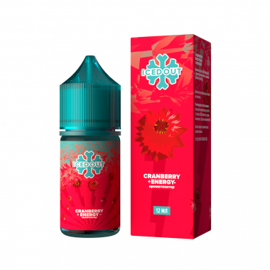 Ароматизатор Glitch Sauce "ICED OUT" - Cranberry Energy ( Энергетик с клюквой ) 12 мл