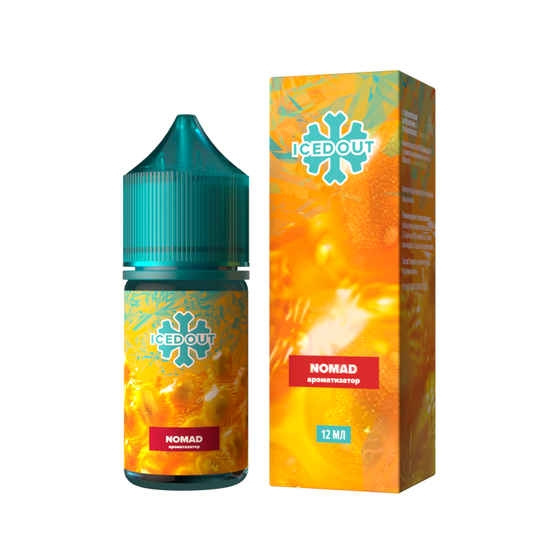 Фото и внешний вид — Ароматизатор Glitch Sauce ICED OUT - Nomad ( Кумкват и маракуйя ) 12 мл