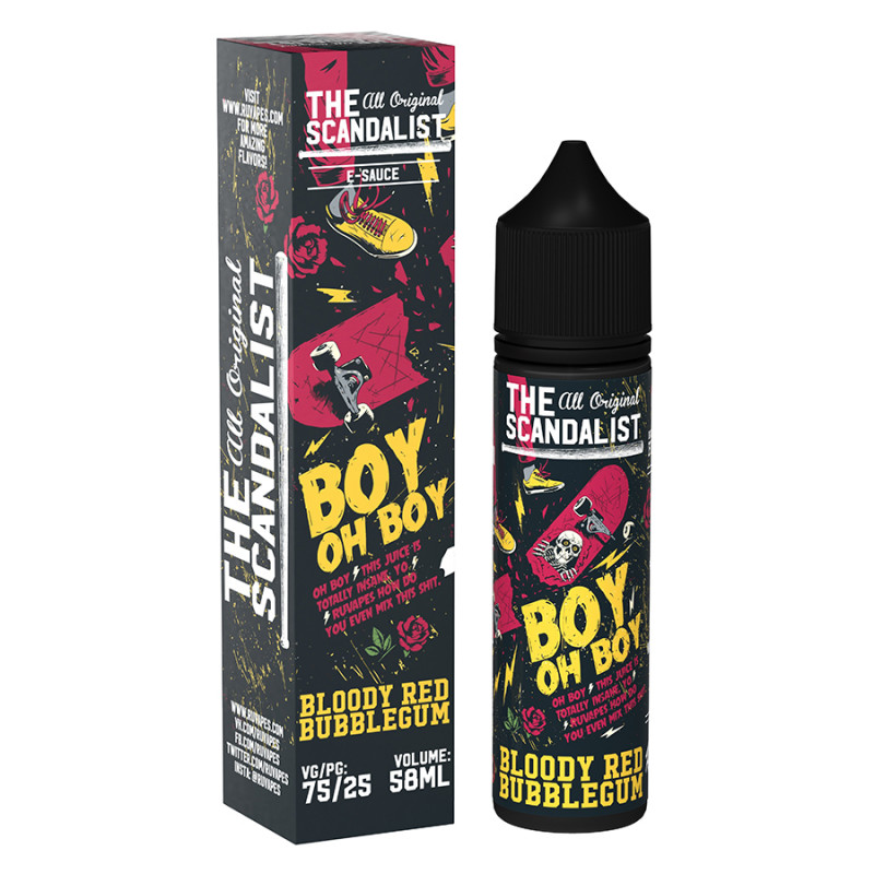 Фото и внешний вид — The Scandalist 58ml 0mg - Boy Oh Boy