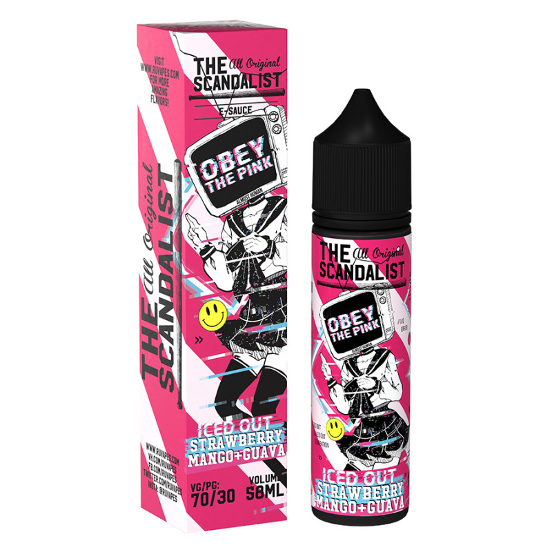 Фото и внешний вид — The Scandalist 58ml 0mg - Obey The Pink