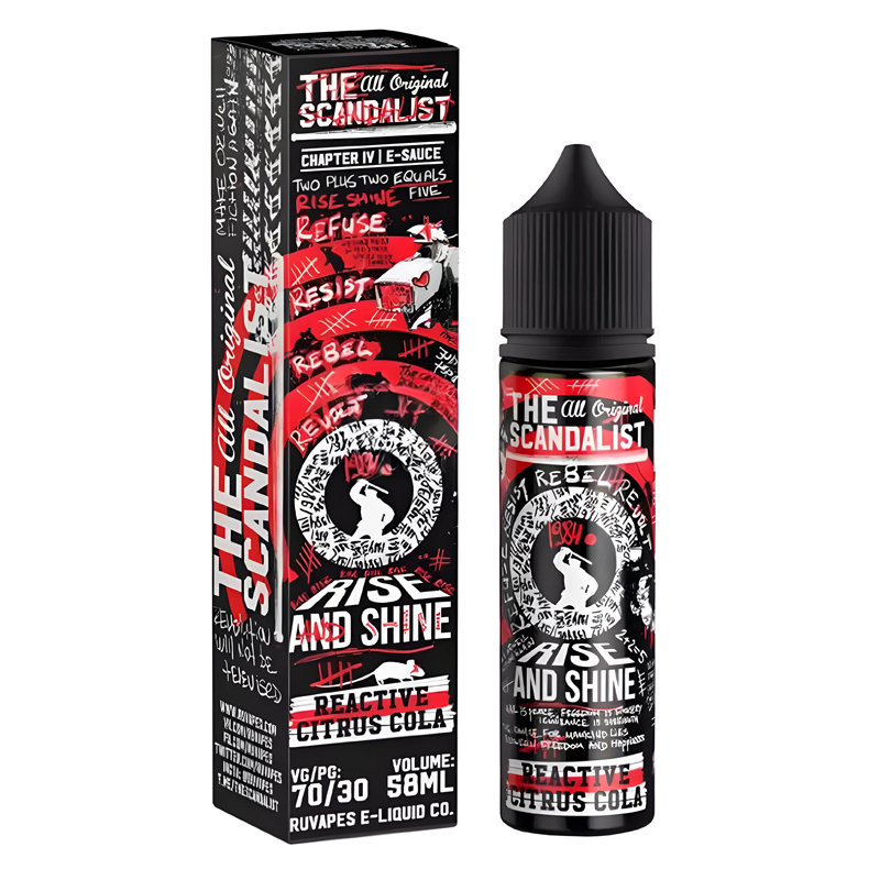 Фото и внешний вид — The Scandalist 58ml 0mg - Rise and Shine