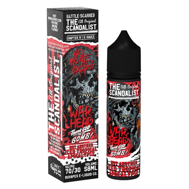 Фото и внешний вид — The Scandalist 58ml 0mg - War Head