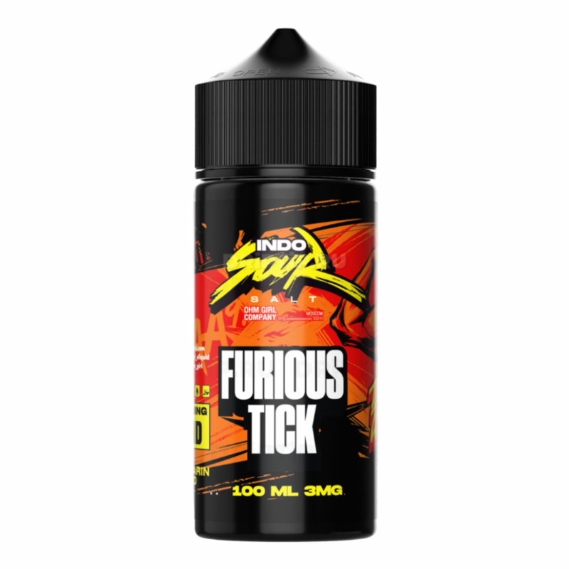 Фото и внешний вид — IndoSour 100ml 3mg - Furios Tick