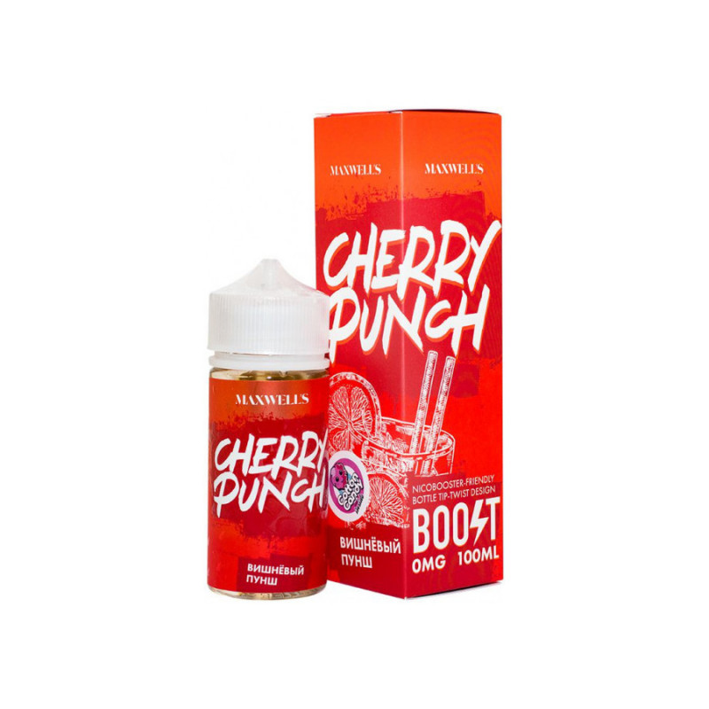 Фото и внешний вид — Maxwell's 100ml 0mg - Cherry Punch