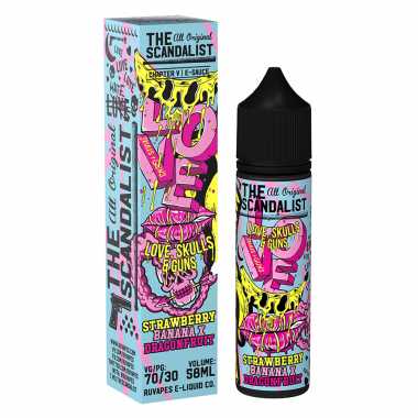 The Scandalist 60ml 3mg - Love, Skulls, Guns