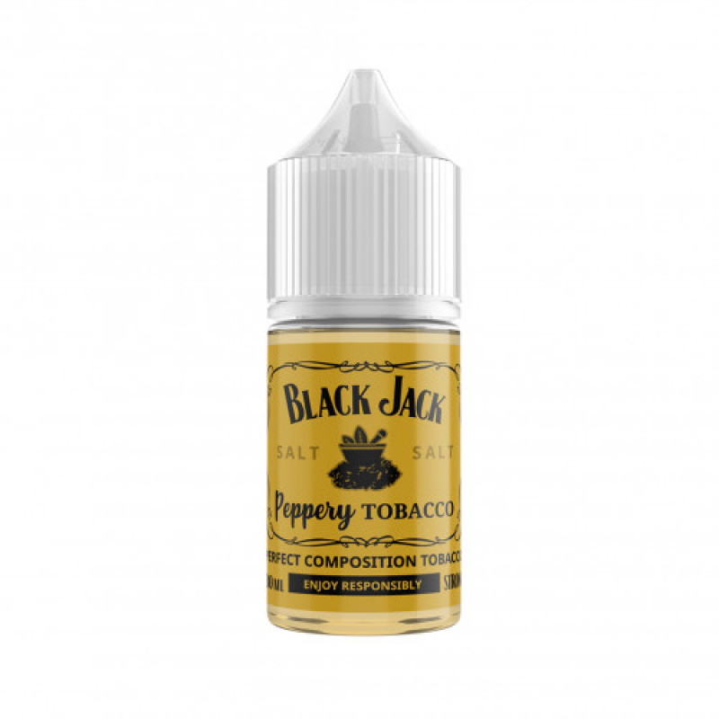 Фото и внешний вид — Black Jack SALT 30ml - Peppery Tobacco S