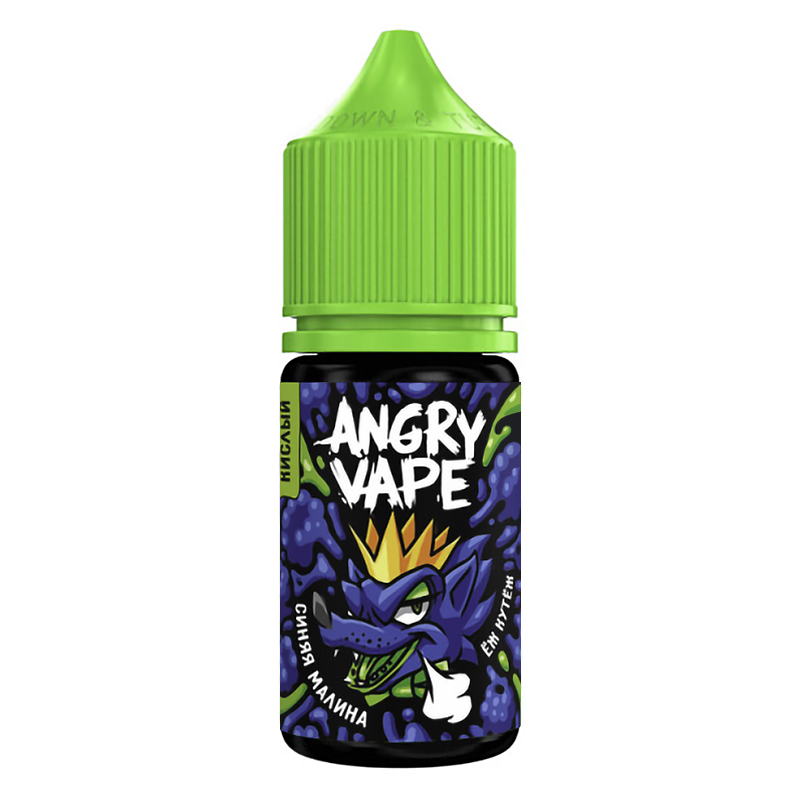 Фото и внешний вид — Angry Vape SALT 30ml - Ёж Кутёж (Синяя малина) N