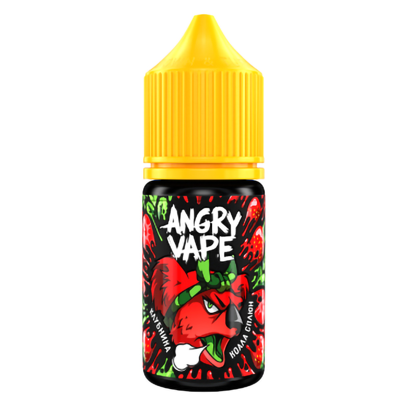 Фото и внешний вид — Angry Vape SALT 30ml - Коала Сплюн (Клубника) N