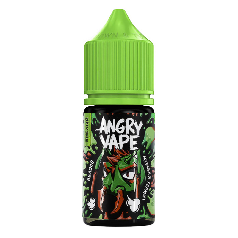 Фото и внешний вид — Angry Vape SALT 30ml - Муравей Термит (Яблоко) N