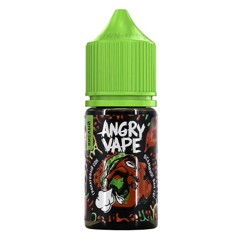 Фото и внешний вид — Angry Vape SALT 30ml - Осьминог Ван Гог (Гранатовый Сок) N