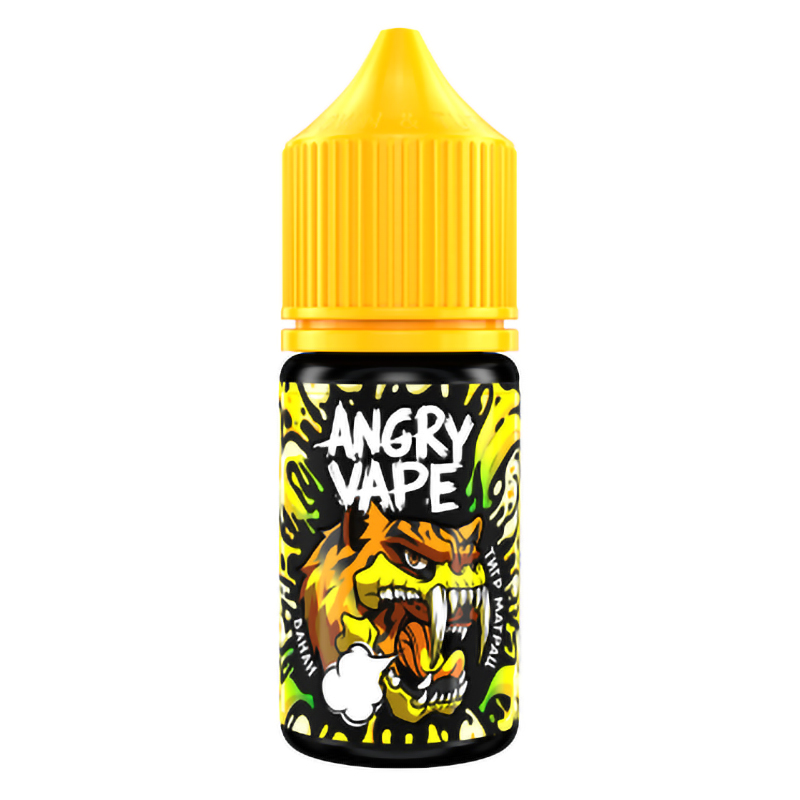 Фото и внешний вид — Angry Vape SALT 30ml - Тигр Матрац (Банан) N