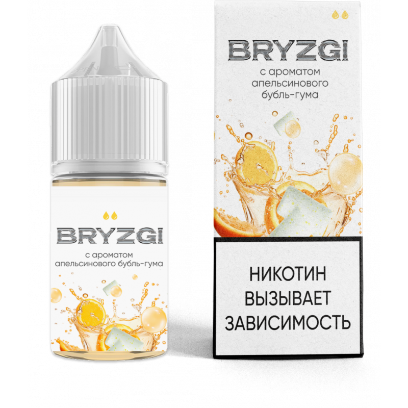 Фото и внешний вид — BRYZGI 30ml - Апельсин Бабблгам N