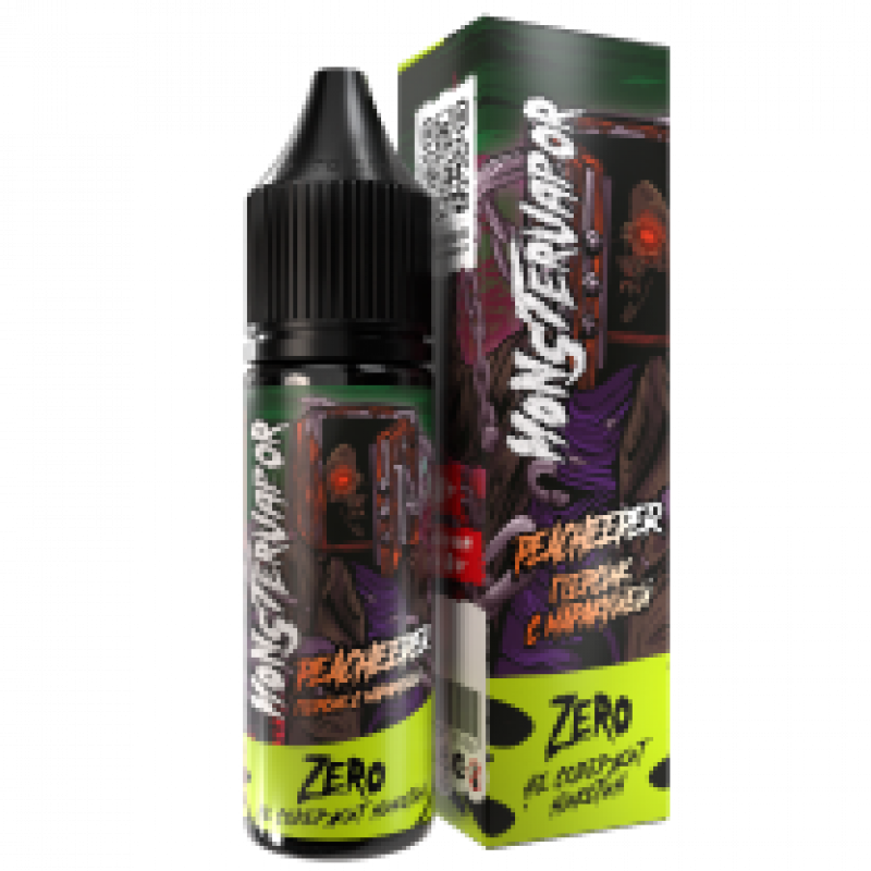 Фото и внешний вид — MONSTERVAPOR 30ml 0mg - Персик Маракуйя