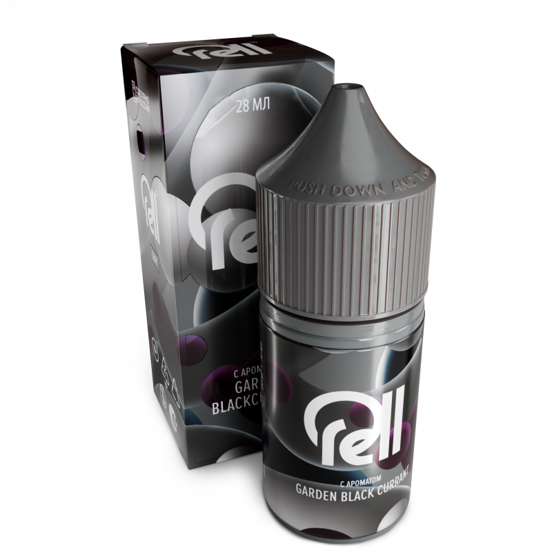 Фото и внешний вид — RELL Gray 28ml 0mg - Garden Blackcurrant