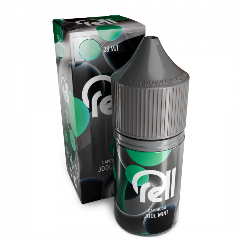 Фото и внешний вид — RELL Gray 28ml 0mg - Jool Mint