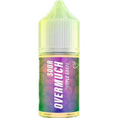 Overmuch Sour SALT 30ml - Purple Grape N