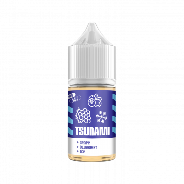 Tsunami SALT - Grape + Blueberry + Ice 30мл N